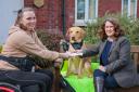 Chloe Hammond, a wheelchair user, and her assistance dog, Ocho. 