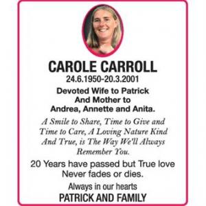 CAROLE CARROLL