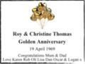 Roy & Christine Thomas