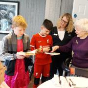 Raleigh Manor invited Brixington Primary Academy students to join in the celebration