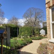 The transformed garden at Rolle House