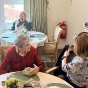 Coffee morning at the Homestead care home