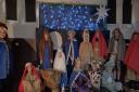 Drake's Primary School's nativity scene