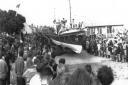 The Maria Noble  launching. Picture: Exmouth RNLI archives
