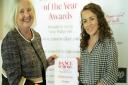 Awards organiser Anne Walker MBE presents Jo Wilson with the award