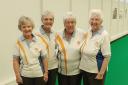 Myra Furminger, Dee Williams, Ann Maloney and Jenny Charles (skip) thrilled to reach the semi-final of the County Fours