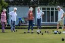 Outdoor bowls at Budleigh Salterton