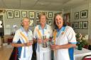 Grace Mathews Triples winners - Jan Roberts, Mary Ann Dowrick, Sue Humphries