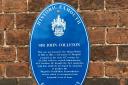 The Colleton blue plaque