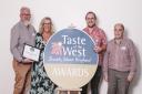 Otterton Mill team with their Taste of the West award.