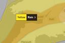 The Met Office has issued a yellow weather warning for East Devon