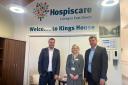 Simon Jupp MP with Ann Rhys, Clinical Director, and Andrew Randall, CEO