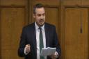 Simon Jupp speaks in the House of Commons.