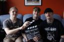 Student filmmakers from Exmouth, Joe Burren (19), Jacob Perry (18) and Zach Pike (18)