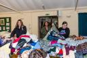 Charity jumble sale in East Budleigh