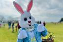 Easter bunny at Budleigh Cricket Club