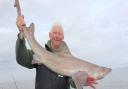 Pete Gregory with a Double figure Smoothhound