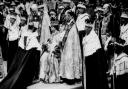 The Queen at her coronation in June 1953. On February 6, she celebrated 70 years since her accession to the throne