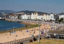 Exmouth beach and seafront