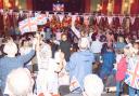 350 people enjoyed the Last Night of the Proms