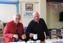 Kathy and Bruce Govett in the Christ Church coffee bar