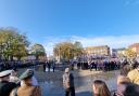 The Exmouth Remembrance Sunday parade.