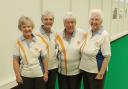 Myra Furminger, Dee Williams, Ann Maloney and Jenny Charles (skip) thrilled to reach the semi-final of the County Fours