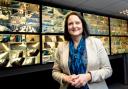 Police and Crime Commissioner Alison Hernandez in the Torbay Council CCTV control room, where Safer Streets money has funded improvements