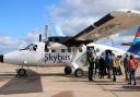 Skybus first flight of 2023 took off from Exeter airport this week.