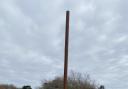 The mysterious rusty pole at the end of the Maer