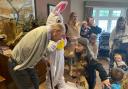 Children from local child care groups joined residents at Raleigh Manor Care Home for an Easter Egg Hunt.