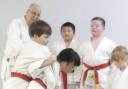 Young judo buffs at the LED Exmouth Judo Centre