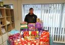 Otter Valley Funerals have rallied round Budleigh businesses to donate Christmas treats to Exmouth Friends in Need