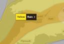 The Met Office has issued a yellow weather warning for East Devon