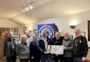 Budleigh Lions Club and Exmouth RNLI members