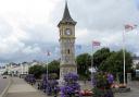 The Queen Victoria Diamond Jubilee Clock Tower on the Exmouth seafront