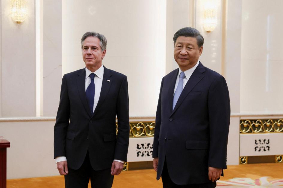 Top US diplomat in meeting with Chinese President