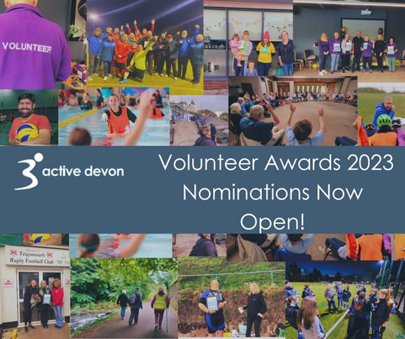 Nominations open for Active Devon Volunteer Awards 2023