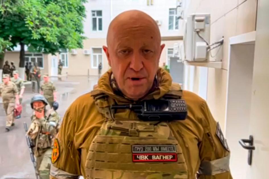 Russian mercenary chief urging rebellion reaches city of Rostov-on-Don