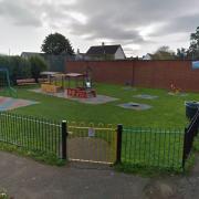 The incident continued at Topsham play area