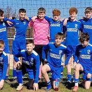 Brixington Blues Under-14s in the Cup Final