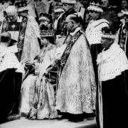 The Queen at her coronation in June 1953. On February 6, she celebrated 70 years since her accession to the throne