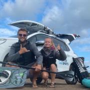 James and Emma from Shaka Watersports