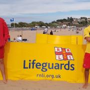 RNLI lifeguards to provide Easter cover on Exmouth beach Kaifen Phippen (left) and Alex Sanger-Anderson
