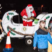 Santa in Brixington Parade