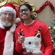 Deaf Academy students got the chance to see Santa