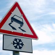 Icy roads are expected in Devon this morning.