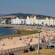 Exmouth beach and seafront