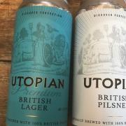 Utopian lager. Picture: Fiona Taylor