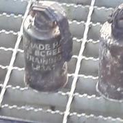 Smoke grenades found at Knowle Hill Recycling Centre, Exmouth. Picture: Devon Counrty Council